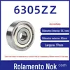 Rolamento de esferas profundo do sulco do rolamento 6300 6301 6302 6303 6304 6305 6306ZZ/RS do aço carbono