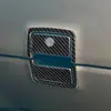 Adesivos Decorativos para Interruptor de Porta-Luvas Superior e Inferior em Fibra de Carbono para Interior de Carro Modificado 14-18 Gmc 1500