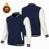 Comercio exterior 2022 nueva tendencia deportes ocio uniforme de béisbol moda talla grande abrigo camisa publicitaria chaqueta de algodón color sólido