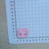 Puntos Transparentes Cuadros Lazo Asimétrico Gato Accesorios Pasador DIY Funda para Teléfono Flor para Zapatos Accesorios Hechos a Mano