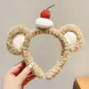 Diadema de corona alta estilo coreano, diadema de borde ancho, diadema para lavarse la cara con dientes, accesorio para el cabello de tela a cuadros de alta gama