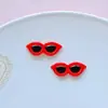 Corazón de Resina Forma de Corazón Gafas Pequeñas Accesorios para Joyería DIY Funda para Teléfono Móvil Parche de Pegamento Crema Accesorios para Zapatos Materiales Hechos a Mano