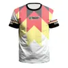 Camiseta Casual Esportiva de Manga Curta com Gola Redonda para Torcedor da Copa do Mundo, Nova Coleção Primavera/Verão Transfronteiriça, Futebol Nacional