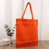 Bolsa de Lona Lisa Bolsa de Presente Pronta Bolsa de Algodão Bolsa Criativa Pintada à Mão Publicidade Treinamento Bolsa de Compras Personalizada Atacado