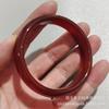 Transmisión en vivo suministro pulsera de ágata calcedonia pulsera de cuarcita un pequeño defecto punto negro modelo de procesamiento ventas directas de fábrica