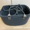 Cesta de Pañales para Bebé Transfronteriza de Calidad Xinyide Bolso para Mamá Tejido con Hilo de Algodón Bolsa de Pañales de Cuerda de Algodón Cesta de Almacenamiento de Cuerda de Algodón