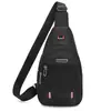 Bolso de Pecho Nuevo para Hombre Transfronterizo Bolso de Hombre Bolso de Cintura para Deportes al Aire Libre Bolso Cruzado Casual para Hombro Bolso Pequeño Deportivo con Logo Impreso