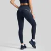 Pantalones de yoga sin costuras con alta elasticidad, sensación de segunda piel, corte ajustado y cintura alta para ventas transfronterizas