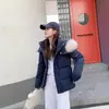 Chamarra de Plumón con Capucha Estilo Xixi 90 de Pluma de Pato Blanco para Mujer, Nuevo Estilo Corto Invierno 2026, Ajuste en la Cintura, Abrigo Cálido y Engrosado