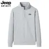 Nova Blusa de Moletom Masculina Meio Zíper Pulôver Solta Quente Oversized Tendência Versátil Gola Alta Primavera 2026