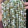 Piedra natural cristal ojo de tigre ágata verde oro trébol de cuatro hojas cuentas sueltas pulsera collar horquilla colgante diy venta al por mayor