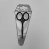 Tijeras para Pelo de Nariz para Hombres, Tijeras Pequeñas para Recortar el Pelo de la Nariz, Recortadora de Barba, Tijeras Pequeñas para Fosas Nasales, Juego de Cabeza Redonda