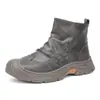Moda casual retro moderna versátil nuevos zapatos de hombre 2026 otoño deportivos ligeros Botas Martin de media caña para hombre