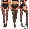 Medias de tirantes con entrepierna abierta para comercio exterior en stock, Medias de tirantes de una sola pieza, Medias de red para mujer, Bodystocking de red sexy