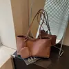 Bolso de axila retro estilo minimalista coreano para mujer, gran capacidad, versátil, ligero y con un tacto lujoso, perfecto para uso casual en otoño