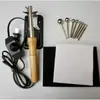 Conjunto de Ferramentas de Passar Tecido com Temperatura Ajustável para Relevo e Modelagem de Flores em Tecido, Ferramentas de Reposição Completas com Tutorial em Vídeo