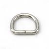 Hebilla en forma de D de metal, medio anillo, venta al por mayor, accesorios de hardware para equipaje, hebilla en forma de D, hebilla en forma de D semicircular de aleación de zinc azul.