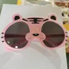 Novos Óculos de Sol de Silicone Polarizados para Crianças Anti-UV para Exterior Óculos de Panda Tigrinho Fofos Óculos de Sol para Fotos na Rua
