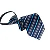 Corbata de Hombre 8cm Formal Nudo Hecho a Mano Sin Nudos Cremallera Camisa de Mujer Negocios Gama Alta Estampada Azul Oscuro Rojo Negro