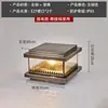 Lámpara Solar de Pilar de Cobre Estilo Europeo para Villa, Impermeable para Valla de Patio, Lámpara LED de Pilar para Puerta Eléctrica