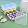 Bandeja de Silicona para Hielo de 24 Cavidades Caja de Hielo Grado Alimenticio Molde para Cubitos de Hielo de 15 Cavidades Gelatina Suplemento Alimenticio Bandeja de Hielo de Congelación Rápida