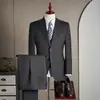 [Traje de Oficina de Élite] Traje de Hombre, Casual de Negocios, Ropa Formal Ajustada para el Lugar de Trabajo, Traje de Gama Alta sin Planchar