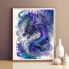 Nuevo DIY pintura de diamantes dragón bordado de diamantes completo hecho a mano pegatinas de diamantes pintura decorativa para sala de estar venta al por mayor de fábrica