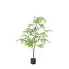 Planta Verde Artificial Estilo Nórdico, Árvore Falsa, Planta em Vaso para Decoração de Casa Interior, Ornamento de Chão, Paisagismo com Planta Simulada