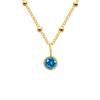 EManco Collar europeo y americano de diciembre para mujer estilo ins moda collar popular con incrustaciones de diamantes collar de piedra de nacimiento al por mayor