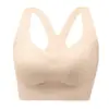 Venda Direta de Fábrica Best-Seller Transfronteiriço Sutiã Esportivo de Seda Gelada com Lindo Design nas Costas, Regata Sem Costura com Costas Cruzadas, Sutiã Push-Up Sem Fio