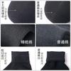 Meias masculinas de fibra de bambu meias de cano médio meias masculinas avançadas para negócios meias de algodão penteado espessadas meias de cor sólida meias masculinas pretas e brancas