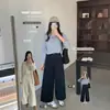Pantalones de Abuela Estilo Coreano, Súper Cómodos para el Uso Diario, Pantalones Tipo Globo Versátiles con una Forma que Realmente Favorece la Figura, Pantalones Largos Casuales para Mujer