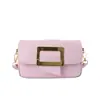Bolsa feminina vintage transfronteiriça, bolsa de ombro estilosa e texturizada, bolsa para o dia a dia com design de nicho, bolsa transversal pequena quadrada versátil