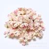 Flores Artificiales, Cabezas de Flor de Ópera Multicapa, Materiales DIY de Tela de Seda, Flores para Decoración del Hogar y Bodas, Flores de Seis Pétalos en Stock