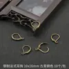 Gancho de Oreja Francés de Cobre Clip para Oreja Hecho a Mano DIY Joyería para Orejas Pendientes Simples para Mujer Pendientes Materiales Accesorios