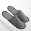 Zapatillas de lino al por mayor de fábrica primavera y otoño zapatillas de piso zapatillas de casa antideslizantes resistentes al desgaste zapatillas de algodón para mujer