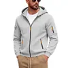 Colección de primavera y otoño transfronteriza: chaqueta de trabajo casual, de peso pesado, forrada de polar, corte holgado, adecuada para actividades al aire libre, disponible en tallas grandes y diseñada para ir al trabajo; sudadera con capucha
