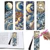 Punto de Libro con Tira Perimetral de Pintura de Diamantes Personalizada Transfronteriza Diamantes Hechos a Mano DIY para Niños Bordado de Diamantes Pegatina de Diamantes