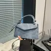 Nova Bolsa Feminina para o Dia a Dia 2026, Bolsa Transversal Elegante e Texturizada, Bolsa Quadrada Pequena, Bolsa Versátil Simples Retrô para Mulheres, na Moda