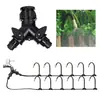 Conector de agua para jardín tipo Y de conexión rápida para tubería de 2 pulgadas, conector rápido de 8 mm, adaptador para grifo, divisor de manguera de 2 vías
