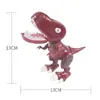 Adornos Decoración de Pastel Maestro Dinosaurio Tyrannosaurus Rex Monstruo Dibujos Animados Mori Accesorios para Hornear Cumpleaños Infantil Enchufable