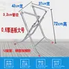 Frete Grátis Pernas de Mesa de Jantar Suporte de Mesa Dobrável Simples Estrutura de Mesa Grande para Barraca de Comida Pernas de Mesa de Ferro Aço Inoxidável He Zhi Zhang
