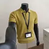 Camisa Polo de Malha Masculina de Verão Tops de Manga Curta para Homens