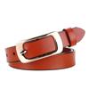 Suministro Transfronterizo de Cinturones para Mujer Amazon Ebay, Cinturones Versátiles Estilo Coreano Retro, Cinturones de Cuero Casual con Hebilla de Pin Simple