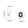4*7mm 100 Piezas/Paquete Cuentas de Letras Inglesas Acrílicas Cuentas Sueltas Cuentas Planas Venta al por Mayor DIY Pulseras de Cuentas de Educación Temprana para Niños