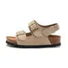 RUIZUSTOCK Nueva Llegada de Primavera Sandalias de Corcho Escarchado para Niños Zapatos de Playa para Niños Pantuflas para Estudiantes Exterior