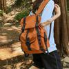 Mochila Estilo Workwear 2025 com Cordão e Aba Mochila para Uso Externo Grande Capacidade Leve Mochila de Viagem Mochila para Montanhismo Mochila Escolar