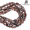 Jinghui Accesorios de cristal DIY cuentas sueltas tigre rojo natural con forma 6mm-12mm joyería semiacabada cuentas irregulares