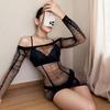 Uniformes Sexy Ultracortos Europeos y Americanos Lencería Tentadora Pura Sexo Falda de Cadera con Bolso Pasión Transfronteriza para Mujer Vestido de Chica Picante de Club Nocturno