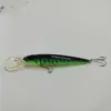 Cebo Duro Popular de Comercio Exterior Transfronterizo Minnow Flotante Señuelo para Pesca en el Mar Minnow de Boca Grande Minnow de Tres Ganchos